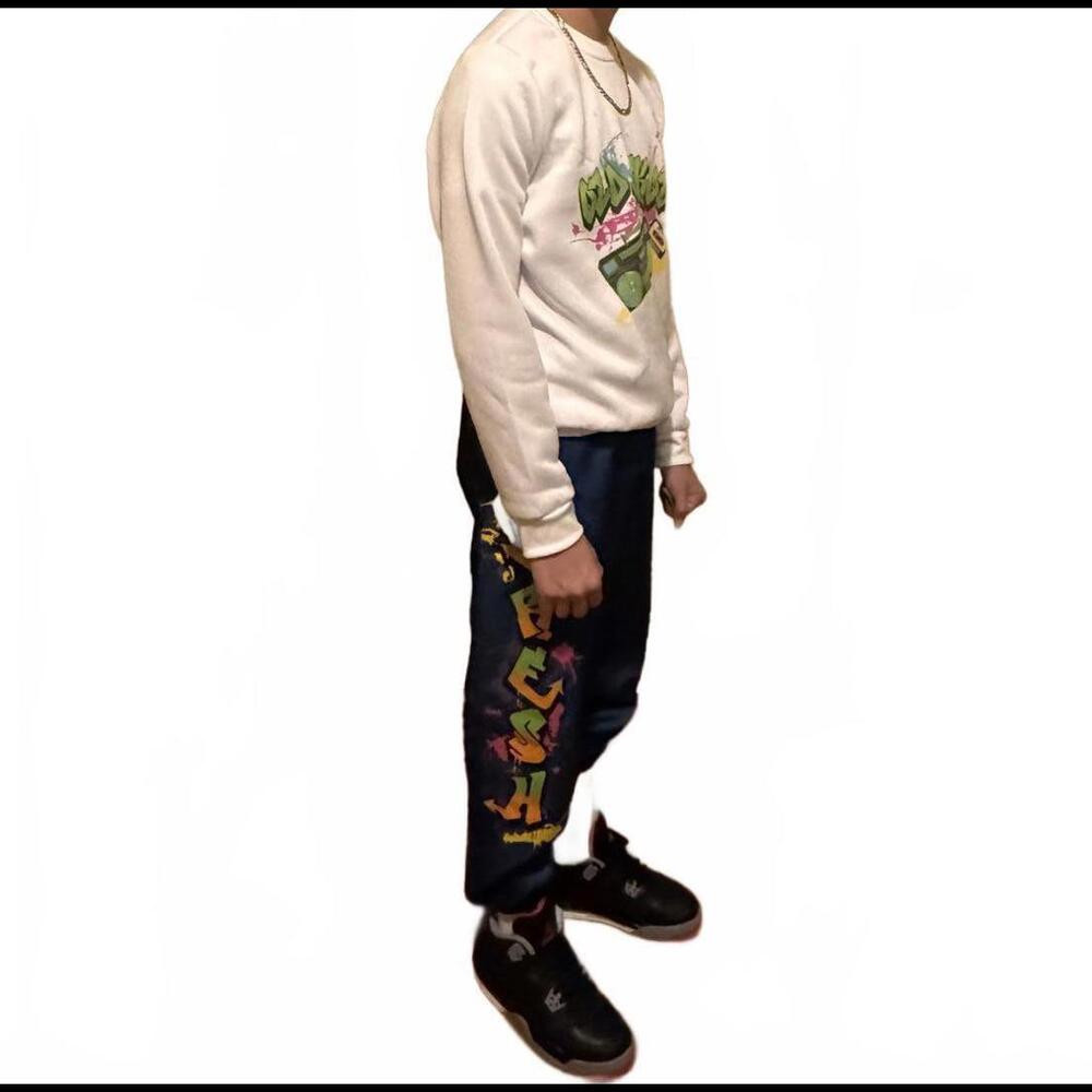 Trendy Halloween Youth Sweatshirt and Pants Set